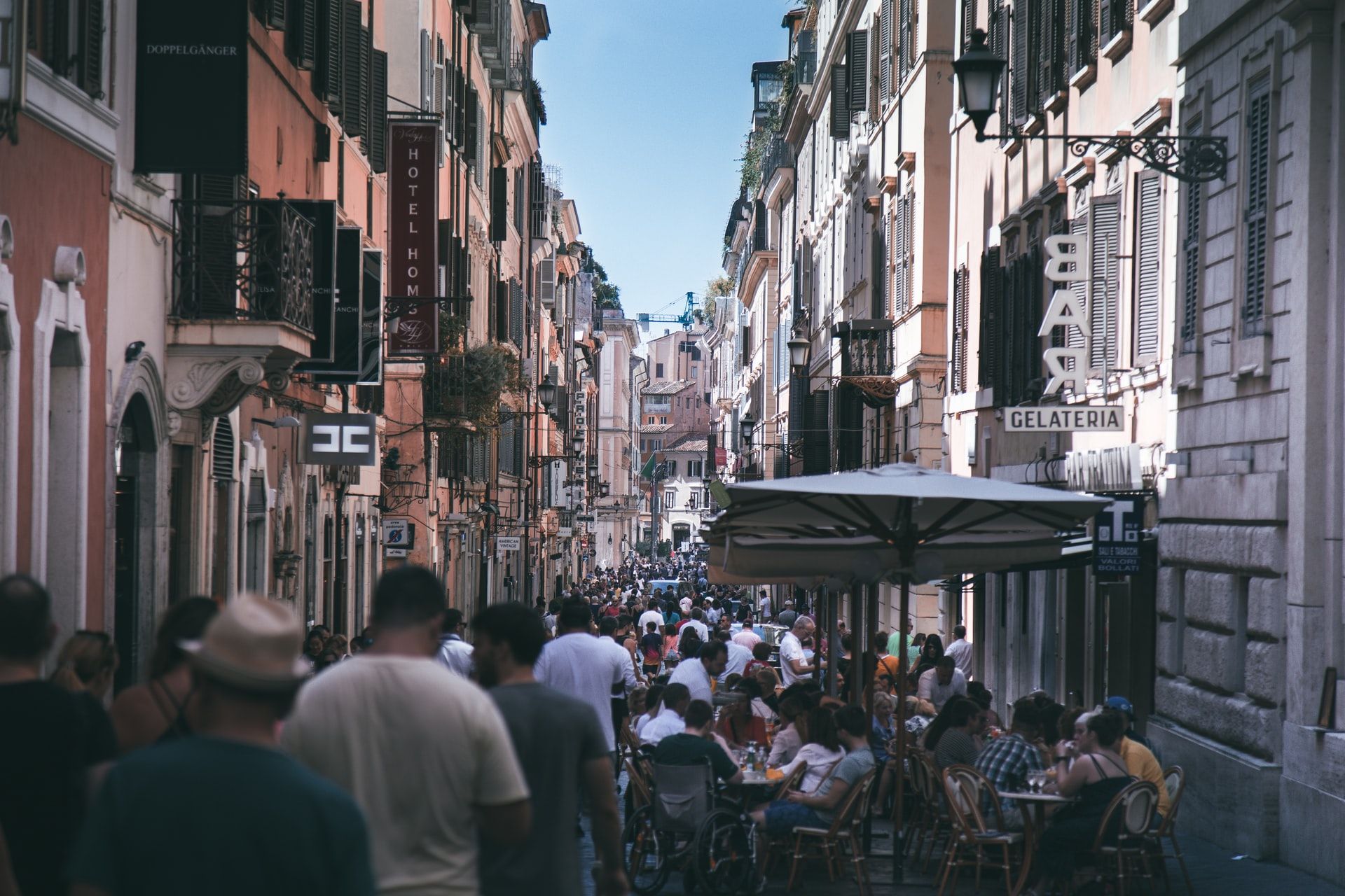 A street in an Italian city